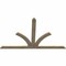 Ekena Millwork Richland Rough Sawn Timber Gable Bracket, Douglas Fir, 108"W x 68"H x 2"D x 6"F, 15/12 Pitch GBW108X68X0206RIC00RDF - alternate 3
